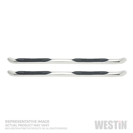 Westin Automotive 19-C RANGER SUPERCREW E-SERIES 3 NERF STEP BARS STAINLESS STEEL 23-4150